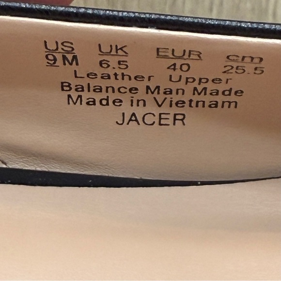 Franco Sarto Jacer Black Slingback Pointed Toe Pump Heels 9 - Picture 6 of 8